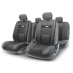 Чехлы на сиденье 11 предм. Comfort 3d M  Autoprofi COM-1105GP BK/BK