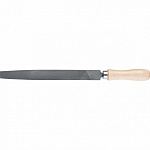 Напильник 250 мм плоский деревянная ручка СИБРТЕХ 16229